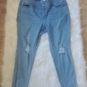 Lane Bryant high waisted jeggings